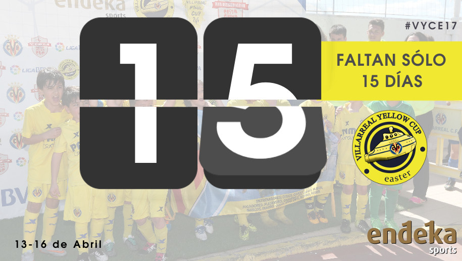 CUENTA ATRÁS: A SÓLO DOS SEMANAS DE LA YELLOW CUP