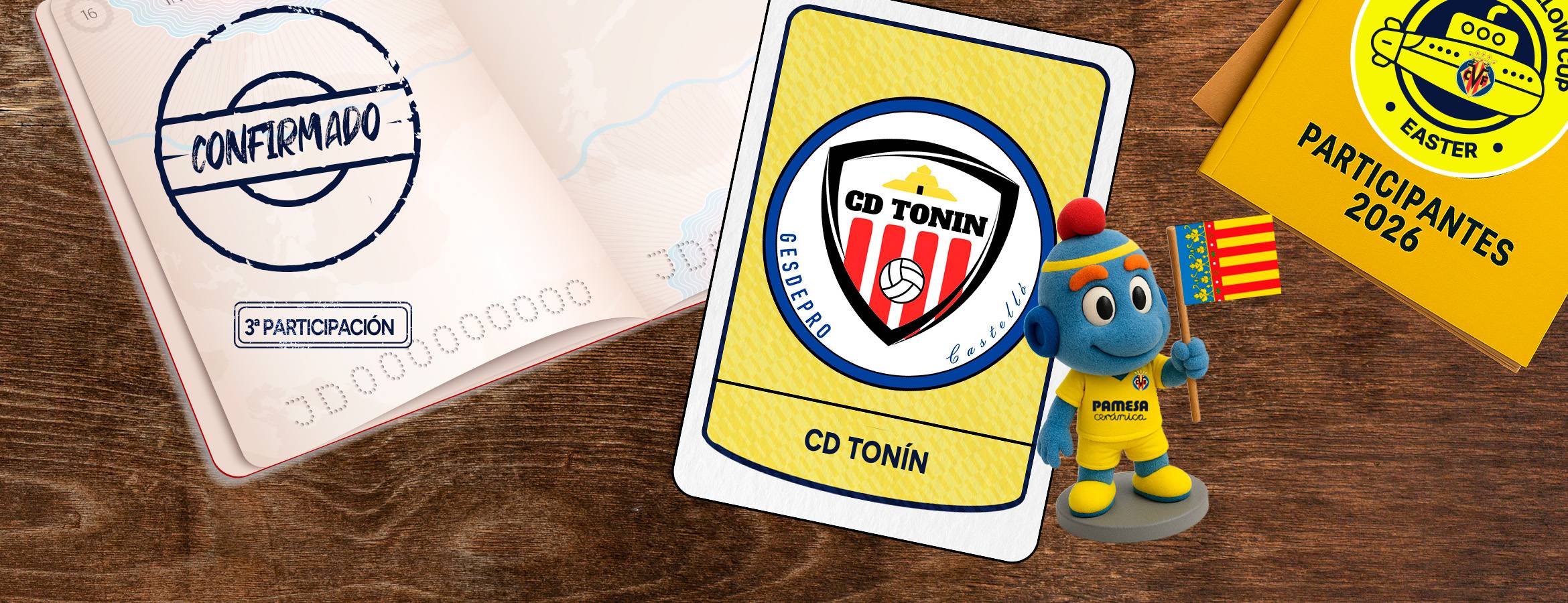 LA TRAYECTORIA DEL CD TONÍN VUELVE A ENCONTRARSE CON LA YELLOW CUP EASTER
