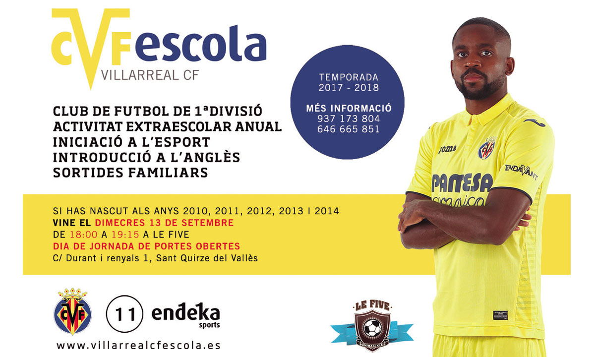 L&#039;ESCOLA DEL VILLARREAL CF OBRE LES SEVES PORTES EL DIA 13