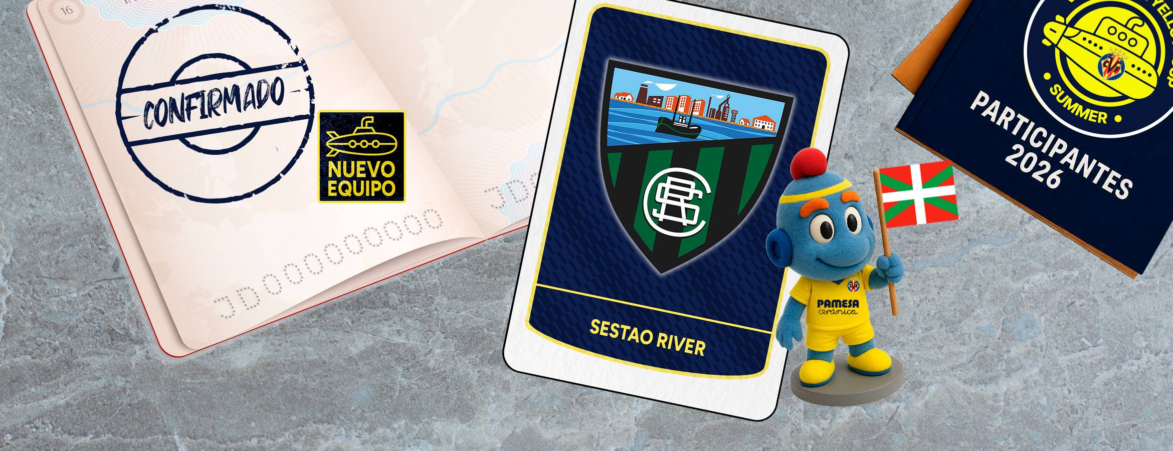 EL SESTAO RIVER CLUB TRASLADA SU LEGADO CENTENARIO A LA VILLARREAL YELLOW CUP SUMMER