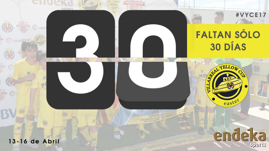 ¡FALTA SÓLO UN MÉS PARA LA YELLOW CUP EASTER 2017!