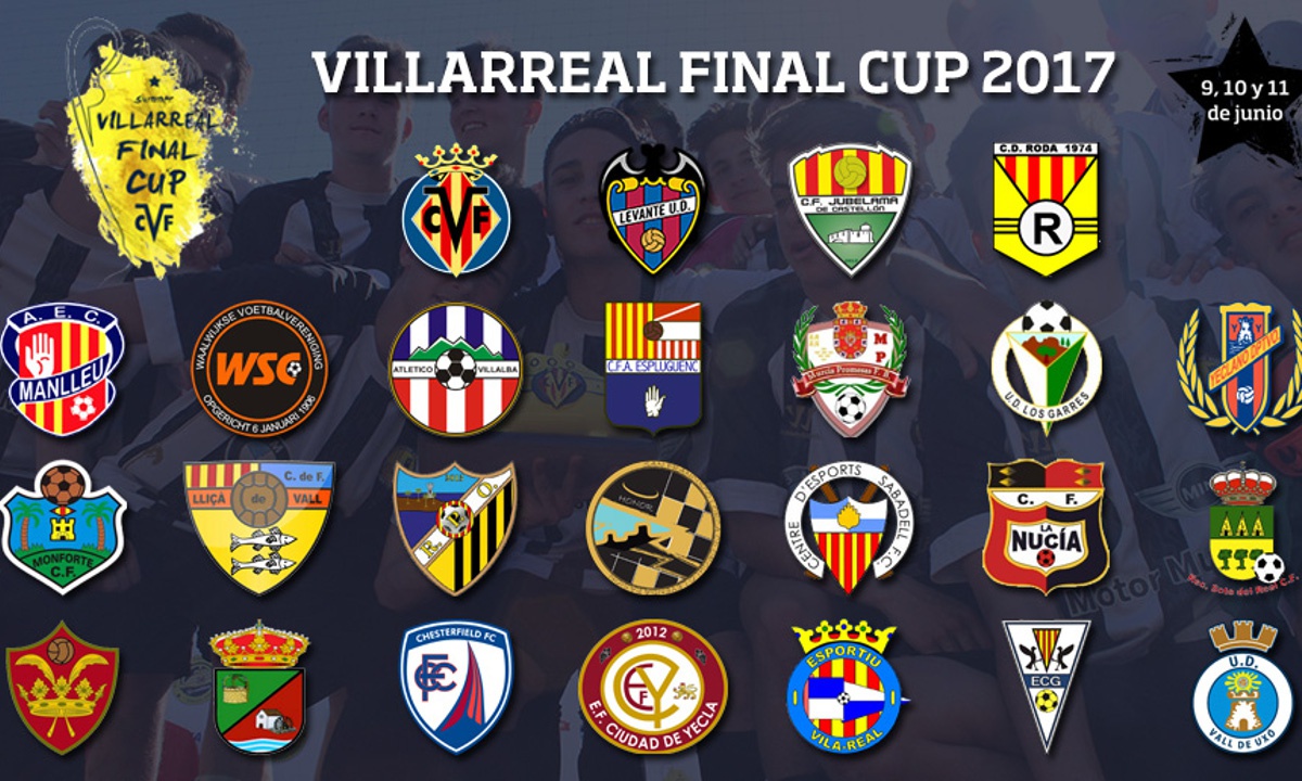 CONOCE A LOS CLUBS PARTICIPANTES EN LA VILLARREAL FINAL CUP 2017