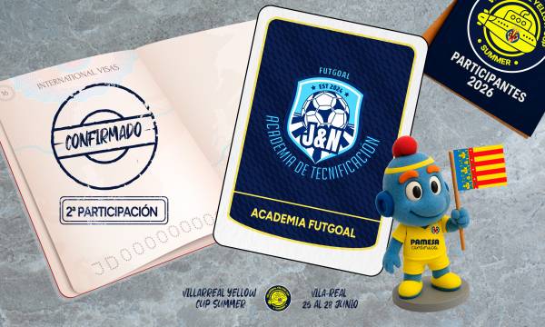 FUTGOAL REPITE EN LA YELLOW CUP SUMMER TRAS SU DEBUT EN 2025