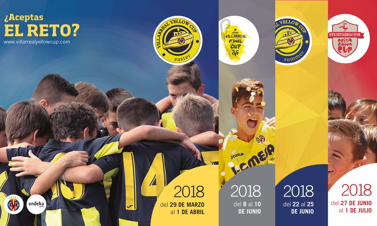 NUEVAS FECHAS Y CATÁLOGOS DE LOS TORNEOS DEL VILLARREAL CF EN 2018