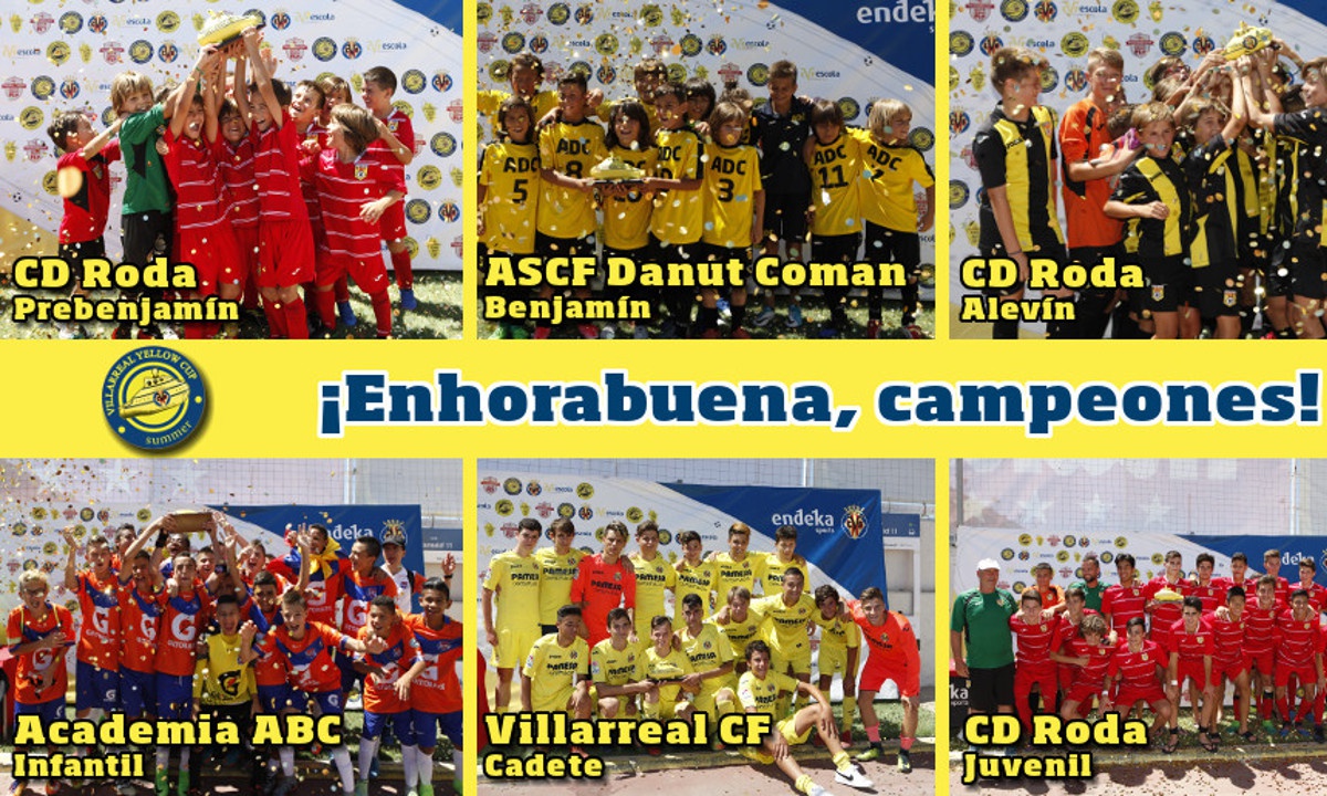 LA #YELLOWCUPSUMMER17 YA TIENE SUS PRIMEROS CAMPEONES