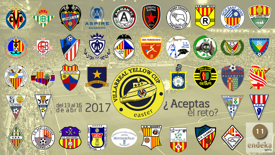 YA TENEMOS A TODOS LOS PARTICIPANTES EN LA YELLOW CUP EASTER &#039;17