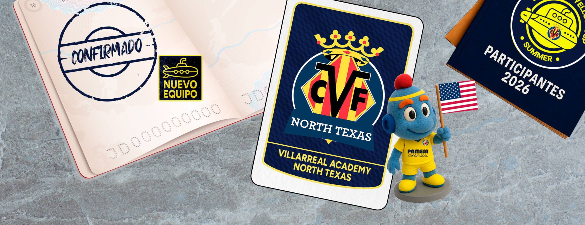 DESDE TEXAS HASTA EL TERRITORIO GROGUET: VILLARREAL NORTH TEXAS VIVIRÁ SU EXPERIENCIA YELLOW