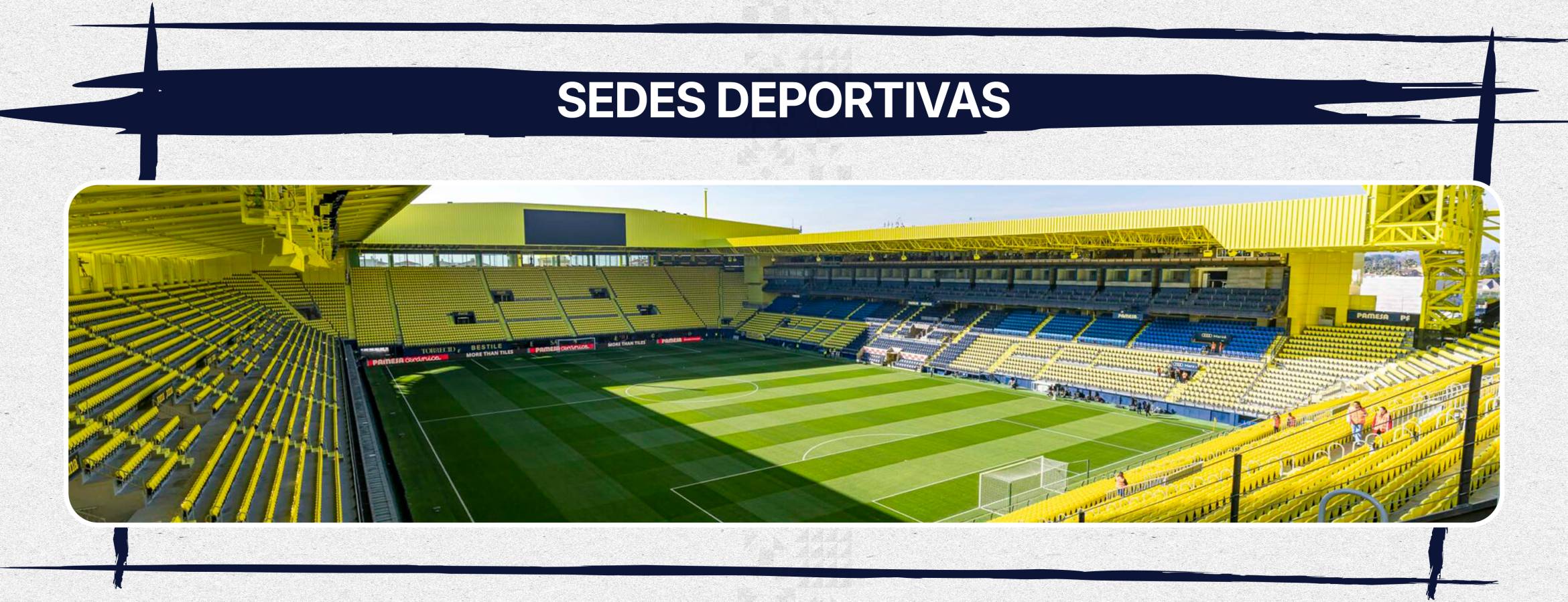 SEDES DEPORTIVAS, ACCESOS Y PARKING