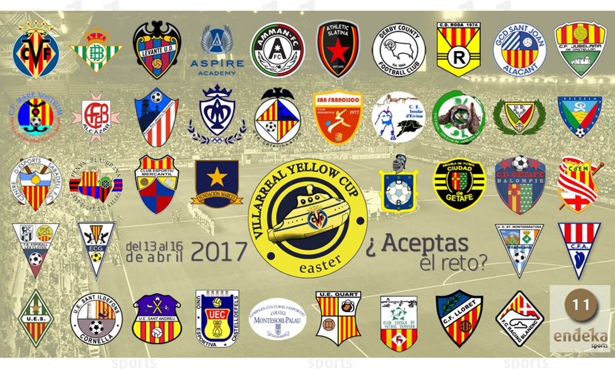 YA TENEMOS A TODOS LOS PARTICIPANTES EN LA YELLOW CUP EASTER &#039;17