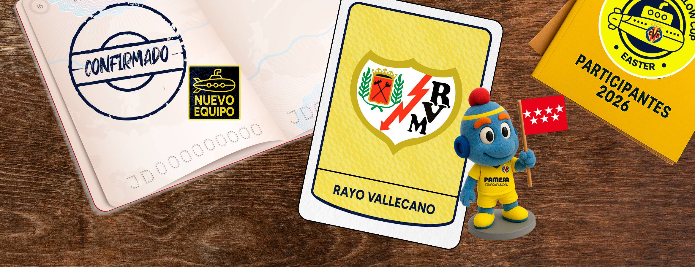 THE SPIRIT OF 'VALLECAS' ARRIVES AT THE YELLOW CUP