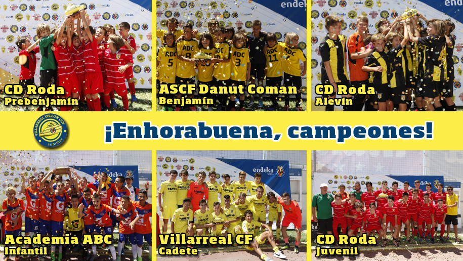 LA #YELLOWCUPSUMMER17 YA TIENE SUS PRIMEROS CAMPEONES